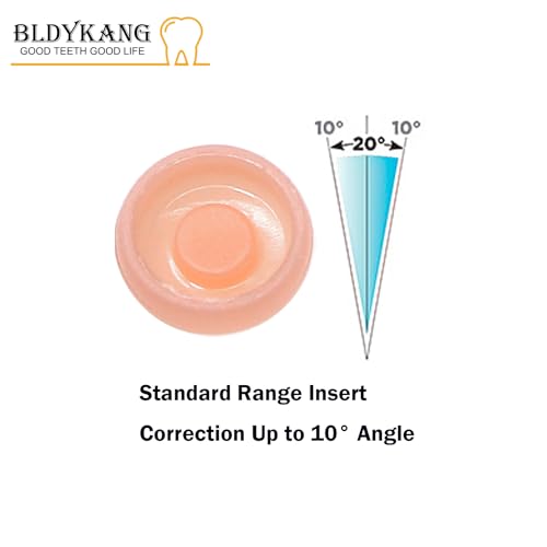 4 Pcs Implant Retention Male Caps 2.4 lbs (Pink 2.4 lbs Strong Retentive Caps) Pink 2.4 lbs Strong Retentive Caps