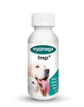 OptiBiomega Fish Oil for Dogs & Cats, Vitamins & Supplements Skin and Coat, Zinc, Omega 3 & Omega 6 Fatty Acids Support Immune Supplement, 3.38 fl oz