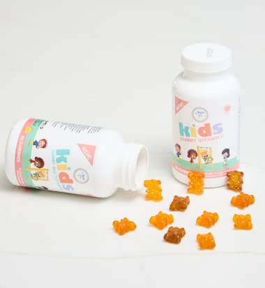 Carson Life Kids Multivitamin Gummies, Children’s Daily Multivitamin with Vitamins A B C and H, Natural Orange Flavor Gummy Vitamins for Kids, 90 Count