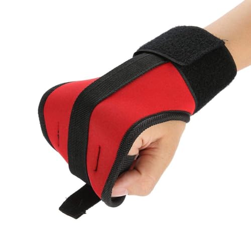 Brrnoo Stroke Recovery Gloves Black Finger Glove Auxiliary Fixed Glove Rehabilitation Training Equipment Hand Fist Stroke Hemiplegia Fixed Hand Fingers Traction Hand Brace Splint Support for(Gloves) Snap-on gloves