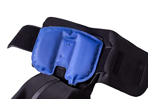 Air Foot Wrap (Large) + Reusable Foot Ice Pack (Large)- Pain Relief for Achilles Tendinitis, Foot Pain, Sprains & Injury