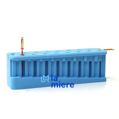 LA MIERE Dental Endodontic Measuring Tools File Holder, Autoclaveable Endo Files Block Measuring Instrument Ruler A-Upside Measure