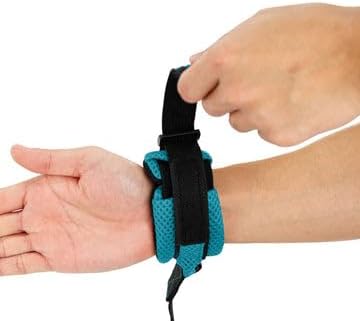 Gooby Soft Mesh Wrist Band Surfer Leash - Turquoise, 6 FT - Comfortable Hands Free Leash with Elastic Band for Small, Medium and Large Dogs Wrist Band-Turquoise 6 Feet - BeesActive Australia