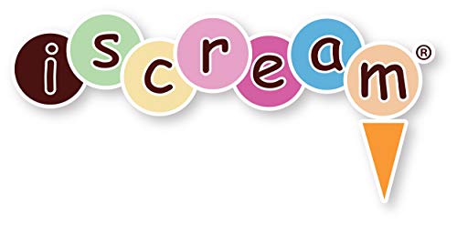 iscream Charming Sweets Handheld Square Rhinestone and Charm Encrusted 8" Mirror Sweets Hand Mirror