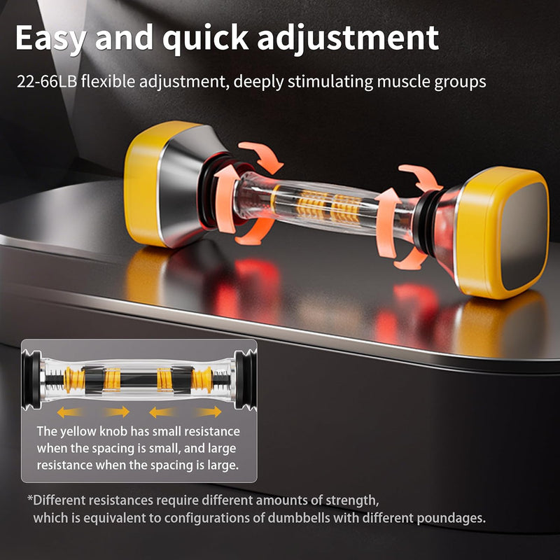 5 lbs Swing Dumbbells Handheld Heavy Adjustable Swing Forearm Exerciser for Men and Women Multifunctional arm and chest workout appliances For home gym and outdoor workouts. - BeesActive Australia