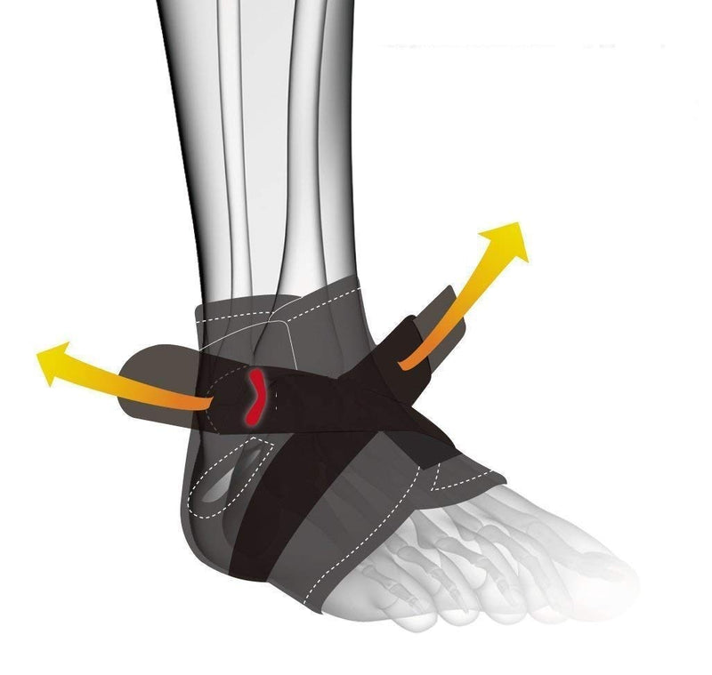 Bodyprox Ankle Support Brace, Breathable Neoprene Sleeve, Adjustable Wrap! - BeesActive Australia
