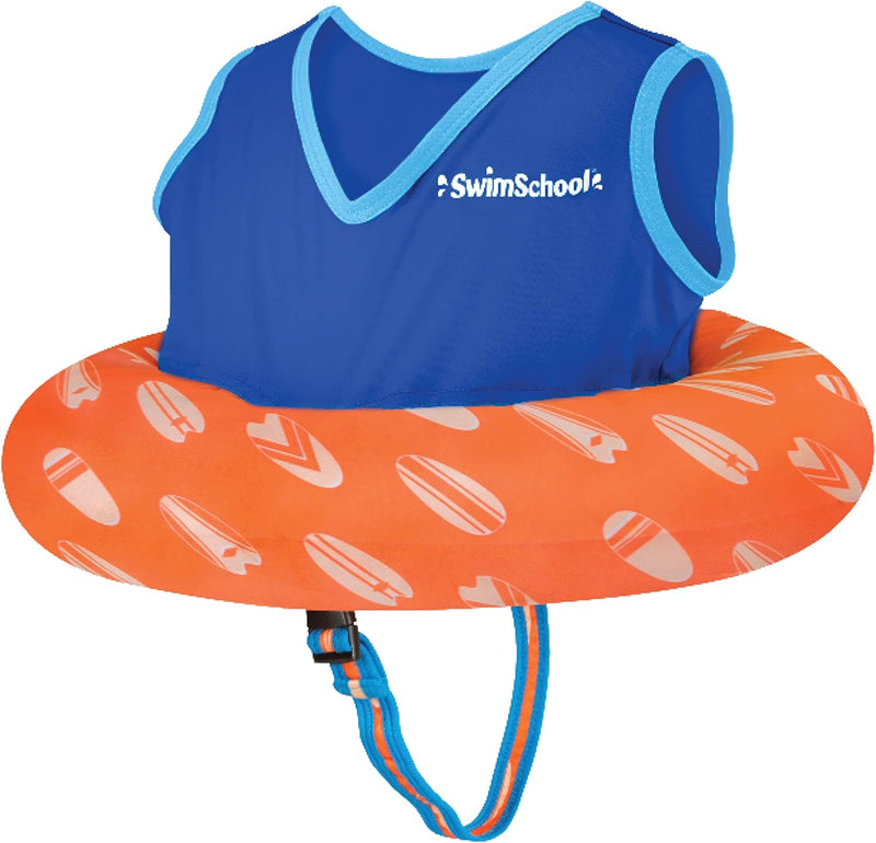 SwimSchool Original Deluxe TOT Swim Trainer for Kids, Toddler Swim Vest, Learn-to-Swim, Adjustable Safety Seat, Berry/Blue (Packaging may vary) TOT Swim Trainer, Blue/Berry - BeesActive Australia