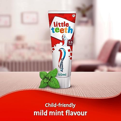 Aquafresh Little Teeth Toothpaste 3-5 Years (50ml) - Pack of 6