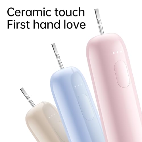 Wave Electric Toothbrush for Adults – Sonic Vibration & Rotation Technology, 3 Brush Heads, IPX7 Waterproof, Travel-Friendly, Deep Cleaning, Durable & Convenient Design