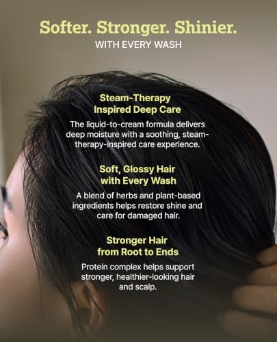 Earth Treatment | Korean Hair Care & Scalp Treatment for Damaged Hair | Hinoki & Eucalyptus Oil for Sensitive Scalp with Dexpanthenol, 200ml