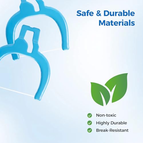 Electric Flosser Refill Heads for Philips Toothbrush, 1 Holder & 90 Floss Picks, Gentle Gliding Dental Floss, Deep Plaque Removal for Philips Sonicare 4000/6000/7000/9000 Series & More-90 PCS 1 Count (Pack of 90) White