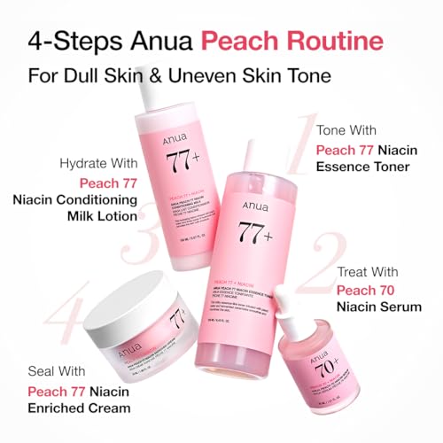 Anua Peach 70 Niacinamide Serum, 1.01 fl.oz
