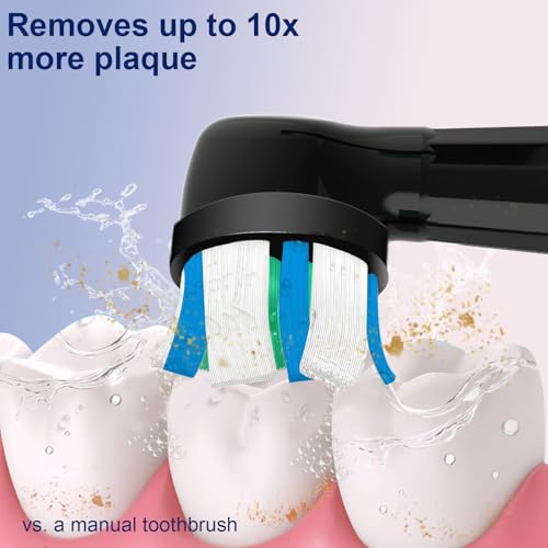 iO Replacement Heads Compatible with Oral B iO 2/3/4/5/6/7/8/9/10 Series Electric Toothbrush,8PCS