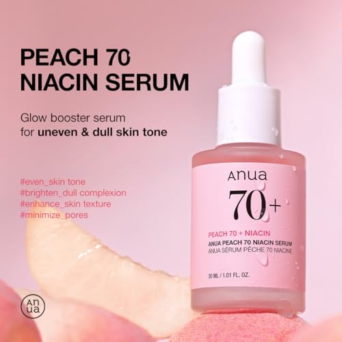 Anua Peach 70 Niacinamide Serum, 1.01 fl.oz