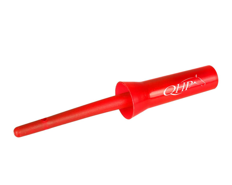 QHP Hoof Brush with Cap Color (bright red) - BeesActive Australia
