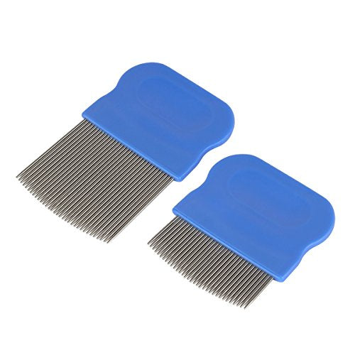 Nix Lice Removal Kit with Hair Solution, Comb, and Spray + Ezy Dose Lice and Eggs Comb for Baby Toddler Adult Pack of 2