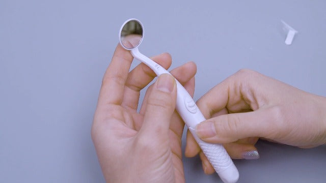 Dental Mirror with Light,Teeth Inspection LED Anti-Fog Mouth Mirror,Dentist Oral Care Tool