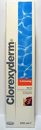 iCF Clorexyderm solution | 200ml | Skin cleansing product for dogs and cats | With chlorhexidine and TRIS-EDTA | Accompanying therapy for bacterial skin infections - BeesActive Australia