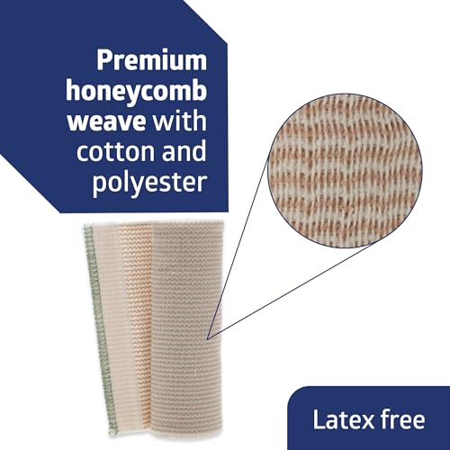 Medline Sterile Matrix Wrap Elastic Bandages with Self-Closure, 6" x 5 yd., Ideal for Wound Care, Single Pack