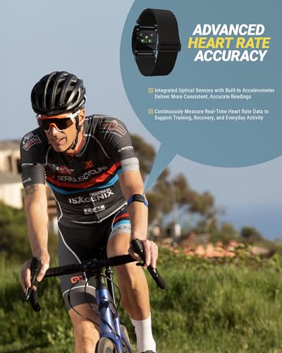 Scosche Rhythm Heart Rate Monitor Armband - Optical Heart Rate Armband Monitor with Dual Band Radio ANT+ and Bluetooth Smart Black R2.0