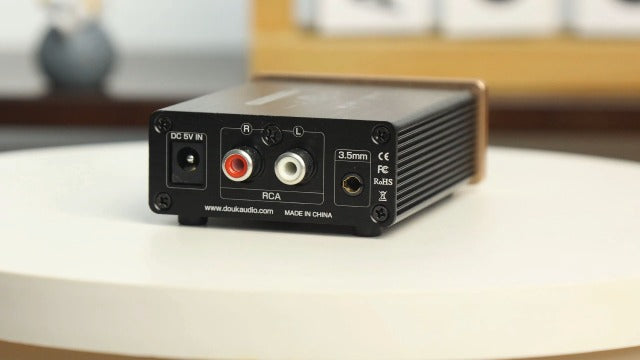Douk Audio U3 PRO HiFi Mini Class A Headphone Amplifier – High-Power Desktop Amp for 18-600Ω Headphones, 1500mW Output, 3.5mm & 6.35mm Jacks, DC 5V