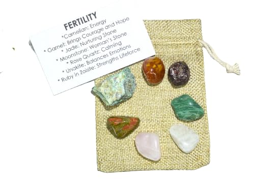 Healing Atlas Fertility Healing Crystals and Stones Kit - Enhance Your Fertility Naturally with Authentic Chakra Balancing Gems - Complete Crystal Therapy Set for Fertility Support - Crystal Healing