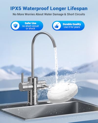 Cordless Retainer Cleaner Machine, 50kHz Ultrasonic Cleaning Pod for Aligners, Night Guards and Mouth Guards, Rechargeable Portable Cleaner with 6 Cleaning Tablets babywhite