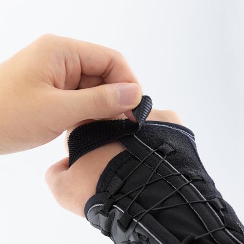SOZO Wrist Brace with BOA Micro-Adjustable Dial, Wrist Support Brace with Splint for Carpal Tunnel, Tendonitis, Arthritis Pain Relief for Men & Women (Left, Small) Left