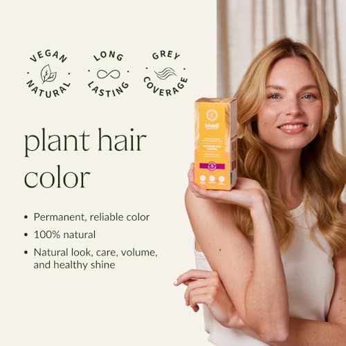 khadi SUNRISE Natural Hair Color - Hair Color for shiny honey blonde to summery sun blonde - 100% herbal & natural - 3.5 oz