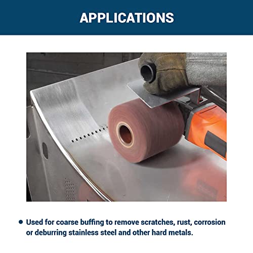 Benchmark Abrasives Buffing Compound for Polishing Removing Scratches Edge Finishing Cleaning for Non-Ferrous Metals Plastics Synthetic Materials, 1 Pound Bar (Blue Plastic) Blue Plastic