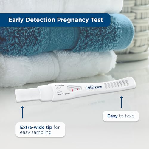 Clearblue Early Detection Pregnancy Test, 3 Ct Early 3 3 Count (Pack of 1)