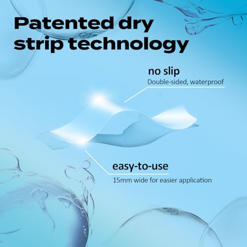 Teeth Whitening Strips for Sensitive Teeth with Pap & Hydroxyapatite, Non-Alcohol & Peroxide Free, Enamel-Safe, Dry Strip Technology, Vegan, 14 Day Treatments 28 Strips (Jasmine Tea Flavor) 1