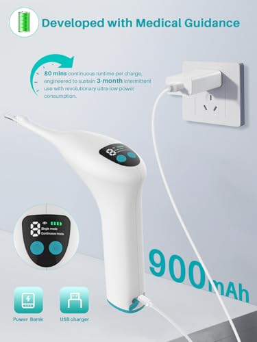 Voraiya Electronic Tonsil Stone Remover Upgraded Version, Tonsil Camera and LED Light, 5-Level Suction Tonsil Stone Vacuum,Tonsil Stone Removal Kit, APP Control