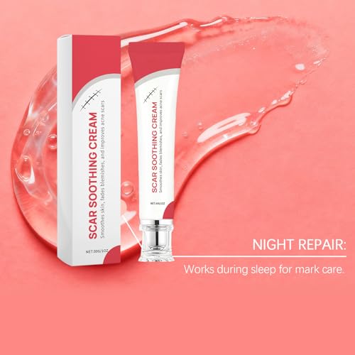 Scar Cream & Silicone Gel for Scar Removal - Natural, Advanced Treatment for Surgical Scars, Keloid Bumps, Stretch Marks & Skin Repair