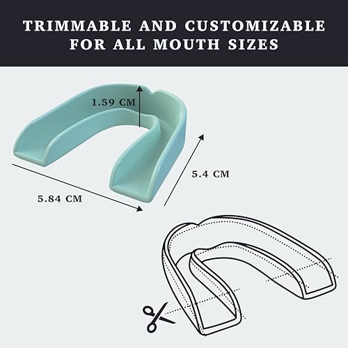 Resolve FlexiFit Night Guard, Custom Fit for Teeth Grinding, 2-Pack, Mint