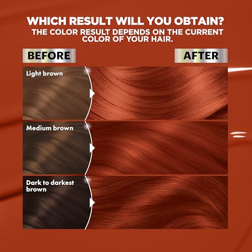 Garnier Nutrisse Ultra Color Hair Color, Permanent Hair Dye for Up to 8 Weeks of Bold, Vibrant, Fade-Resistant Results, Vegan & Cruelty-Free, RC1 Medium Intense Copper Red (Terracotta Chili), 2 Count RC1 Copper Red (Terracotta Chili) 1 Count (Pack of 2)