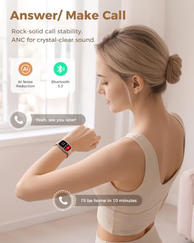 Smart Watches for Women Android/iPhone, Fitness Trackers with Answer/Call Gold