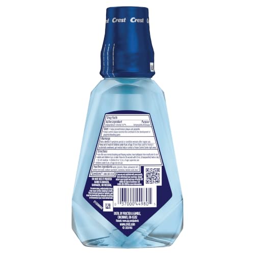 Crest Pro-Health Mouthwash Oral Rinse, Refreshing Clean Mint, 250 Milliliter (Pack of 3)