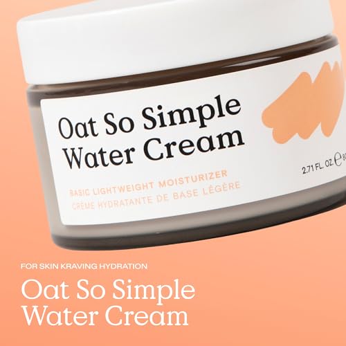 KraveBeauty Oat So Simple Water Cream for Dry, Sensitive Skin, 80 mL 2.71 Ounce (Pack of 1)
