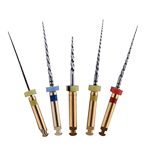 SNAWOP Dental Endodontic Niti Rotary Files X3 Twisted Never Breaking Files for Endo Root Canal Treatment (25MM Assort) 25MM Assort