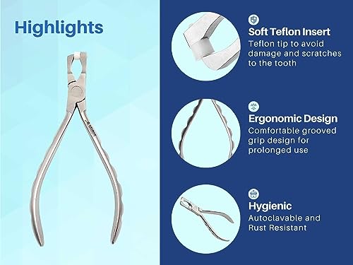 ARTMAN INSTRUMENTS Molar Band Remover Pliers – Orthodontic Braces Removal Tool – Stainless Steel, Autoclavable, Dental Braces Band Removing Pliers (Pack of 2) 1 Count (Pack of 2)