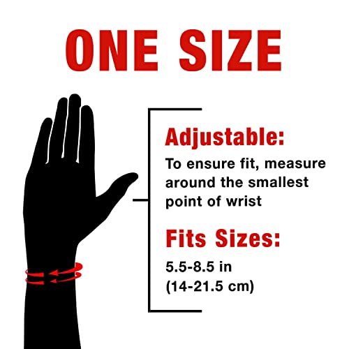 ACE Brand Reversible Splint Wrist Brace, Provides Moderate Stabilizing Support to Sore, Weak and Injured Wrists, Adjustable, Gray, 1/Pack