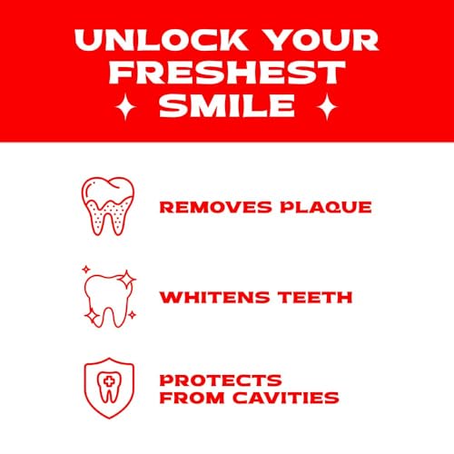 Close-Up Toothpaste, Fresh Breath and White Teeth Formula, 600g, Pack of 4