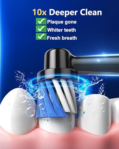 Rechargeable Rotating Electric Toothbrush for Adults Deep Clean