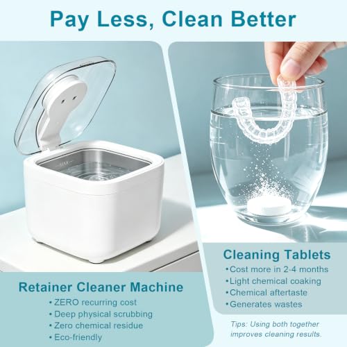 Large Capacity Ultrasonic Retainer Cleaner Machine for Dentures