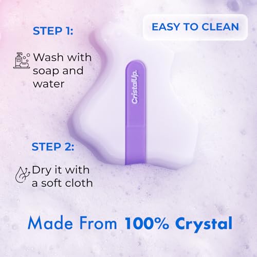 Cristal UP Glass Nail File for Home, Professional Manicure & Pedicure Care Apple Citrus/Green
