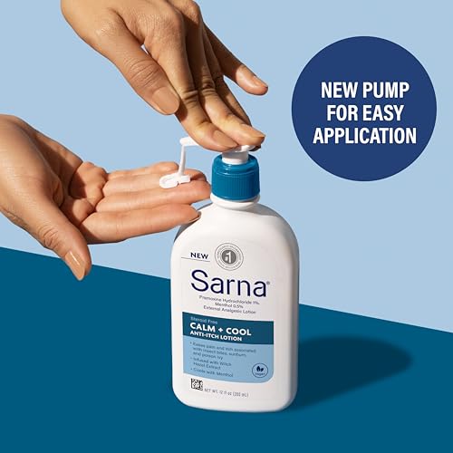 Sarna Calm and Cool Steroid-Free Anti-Itch Lotion- 12 oz Calm + Cool 12 oz