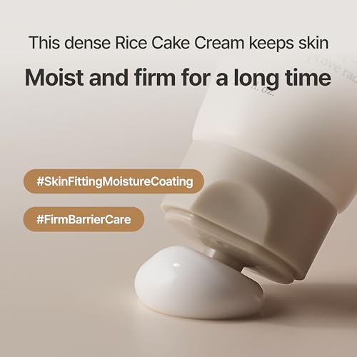 I’m From Rice Cream, Hydrating Face Moisturizer with Rice Water & Ceramide, Lightweight Barrier Cream for Dry & Combination Skin, Korean Skincare 1.69fl.oz