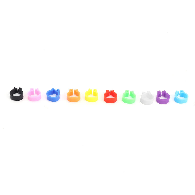 200PCS Pigeons Leg Rings Lightweight Compact Foot Bands Colorful Chicken Ankle Clips for Easy Identification - PawsPlanet Australia