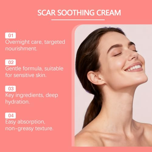 Scar Cream & Silicone Gel for Scar Removal - Natural, Advanced Treatment for Surgical Scars, Keloid Bumps, Stretch Marks & Skin Repair